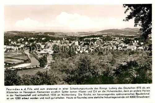 AK / Ansichtskarte Faurndau Panorama Chronik Faurndau