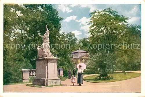 AK / Ansichtskarte Dresden Eingang Hauptallee grosser Garten Dresden