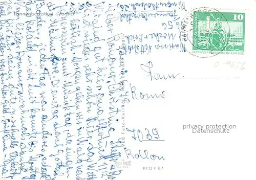 AK / Ansichtskarte Tannenbergsthal_Vogtland Stadtpanorama Tannenbergsthal_Vogtland