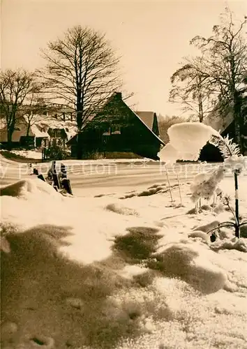 AK / Ansichtskarte Kottenheide Winterlandschaft Kottenheide