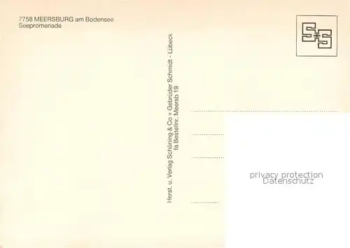 AK / Ansichtskarte Meersburg_Bodensee Seepromenade Meersburg Bodensee