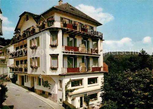 AK / Ansichtskarte Herrenalb_Schwarzwald Hotell Kull Gaestehaus 