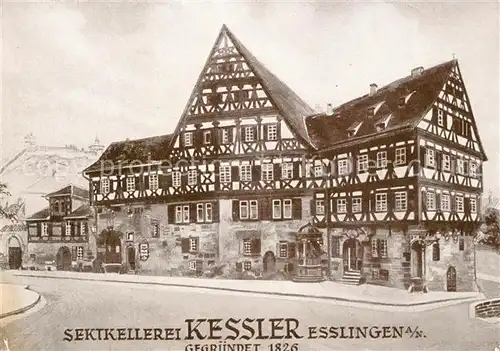 AK / Ansichtskarte Esslingen_Neckar Sektkeller Kessler Esslingen Neckar