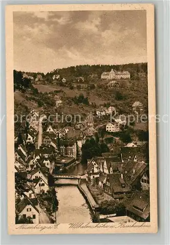 AK / Ansichtskarte Neuenbuerg_Enz Wilhelmshoehe Krankenhaus Neuenbuerg Enz