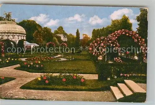 AK / Ansichtskarte Karlsruhe_Baden Stadtgarten Rosenanlagen Karlsruhe_Baden