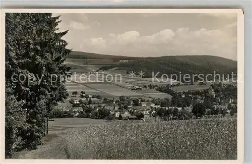 AK / Ansichtskarte Erlbach_Vogtland Panorama Erlbach_Vogtland