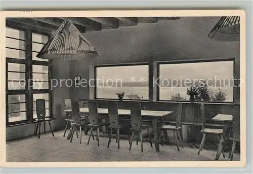 AK / Ansichtskarte ueberlingen_Bodensee Halle Bodenseeheim Jugendherberge ueberlingen Bodensee