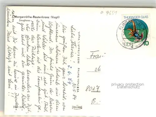 AK / Ansichtskarte Morgenroethe Rautenkranz Zeughaus Panorama Morgenroethe Rautenkranz