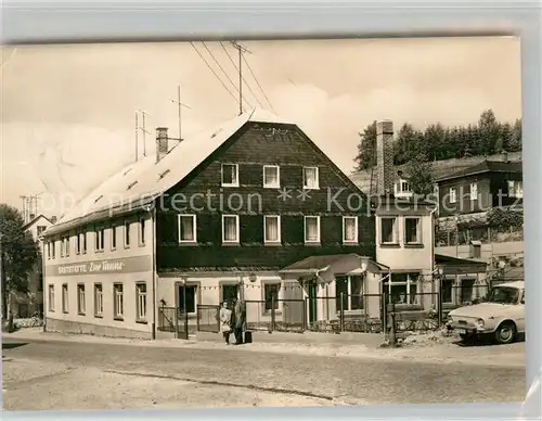 AK / Ansichtskarte Tannenbergsthal_Vogtland Betriebsgaststaette VEB Zur Tanne Tannenbergsthal_Vogtland