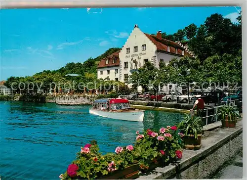 AK / Ansichtskarte Meersburg_Bodensee Hotel Wilder Mann Meersburg Bodensee