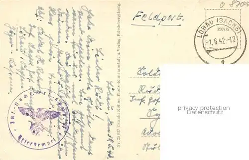 AK / Ansichtskarte Loebau_Sachsen Altmarkt mit Rathaus Loebau Sachsen