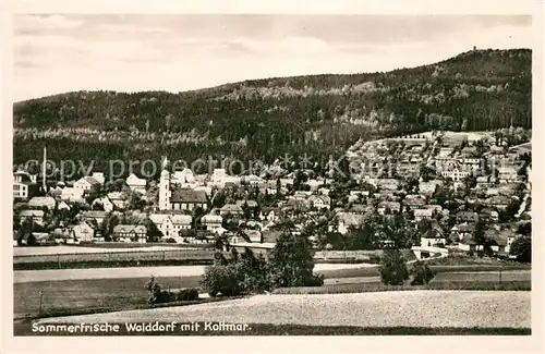 AK / Ansichtskarte Walddorf_Sachsen mit Kottmar Walddorf Sachsen