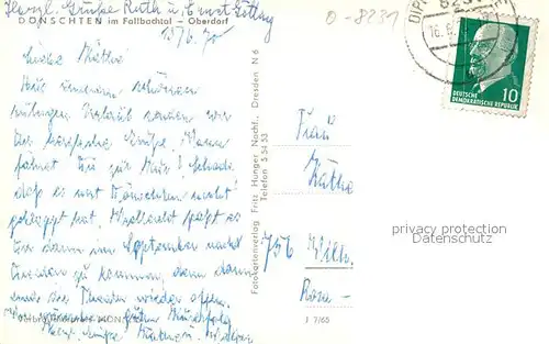 AK / Ansichtskarte Doenschten im Fallbachtal Oberdorf Doenschten