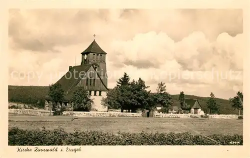 AK / Ansichtskarte Zinnwald Georgenfeld Kirche Zinnwald Georgenfeld