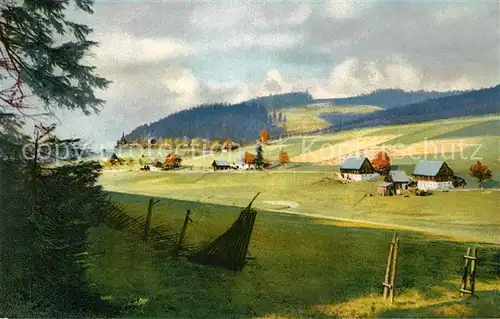 AK / Ansichtskarte Rehefeld Zaunhaus Blick vom Kreuzweg Rehefeld Zaunhaus