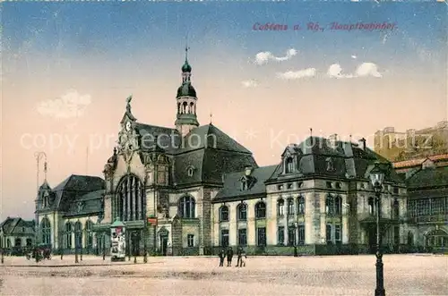 AK / Ansichtskarte Coblenz_Koblenz Hauptbahnhof Coblenz_Koblenz