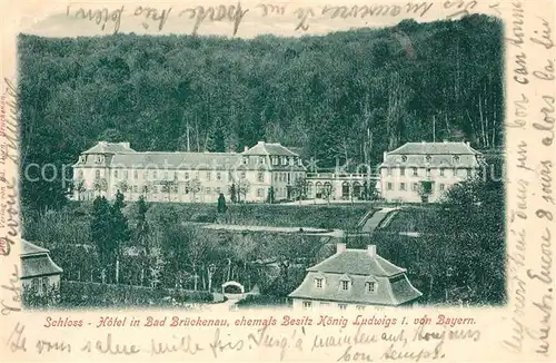 AK / Ansichtskarte Bad_Brueckenau Schloss Hotel  Bad_Brueckenau