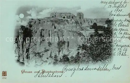 AK / Ansichtskarte Blankenburg_Harz Regenstein Blankenburg_Harz