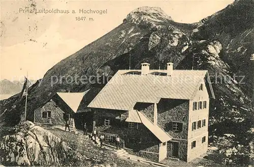 AK / Ansichtskarte Bad_Hindelang Prinz Luitpoldhaus am Hochvogel Berghaus Allgaeuer Alpen Bad_Hindelang