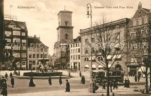 AK / Ansichtskarte Kobenhavn Gammel Torv med Frue Kirke  Kobenhavn