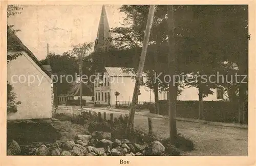 AK / Ansichtskarte Bov Ortsmotiv mit Blick zur Kirche 
