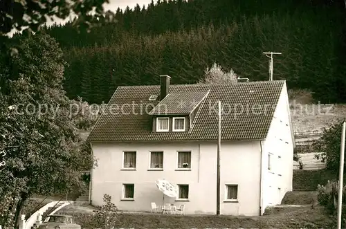 AK / Ansichtskarte Bad_Berleburg Gaestehaus Pension Bad_Berleburg