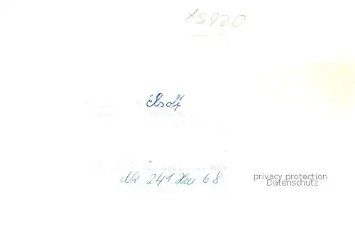 AK / Ansichtskarte Elsoff_Wittgenstein Gaststaette Elsoff_Wittgenstein