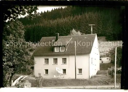 AK / Ansichtskarte Bad_Berleburg Gaestehaus Pension Bad_Berleburg