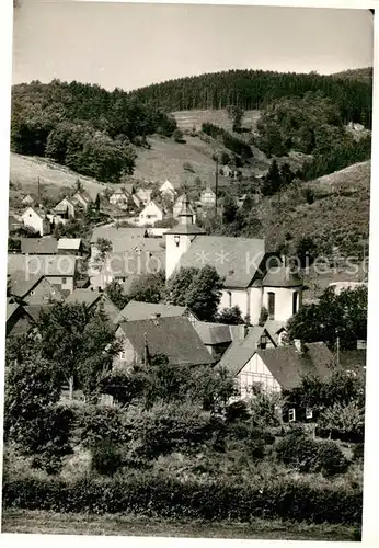 AK / Ansichtskarte Arfeld Ortsansicht mit Kirche Arfeld