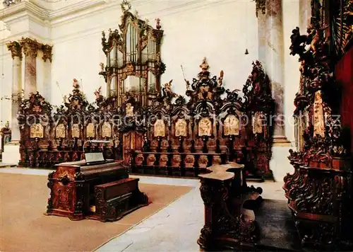 AK / Ansichtskarte Kirchenorgel Muenster Zwiefalten Klosterkirche  