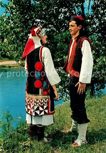 AK / Ansichtskarte Trachten_Bosnien_Herzegowina Janje Jajce Janja  