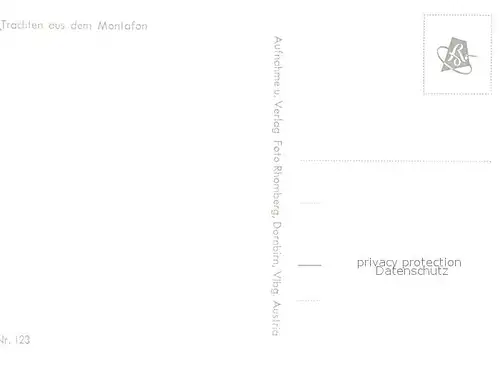 AK / Ansichtskarte Trachten_oesterreich Montaafon 