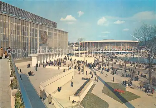 AK / Ansichtskarte Exposition_Universelle_Bruxelles_1958 Pavilions USSR USA 