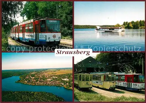 AK / Ansichtskarte Strassenbahn Strausberg  