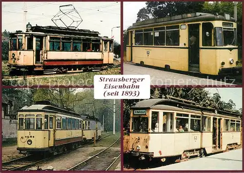 AK / Ansichtskarte Strassenbahn Strausberg  