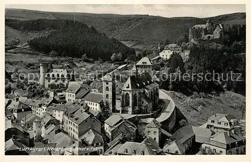 AK / Ansichtskarte Neuerburg_Eifel Kirche Panorama Neuerburg Eifel