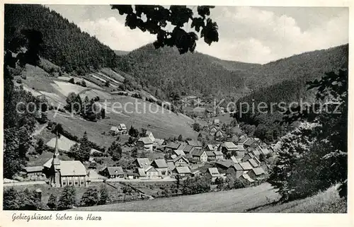 AK / Ansichtskarte Sieber Panorama Kirche Sieber