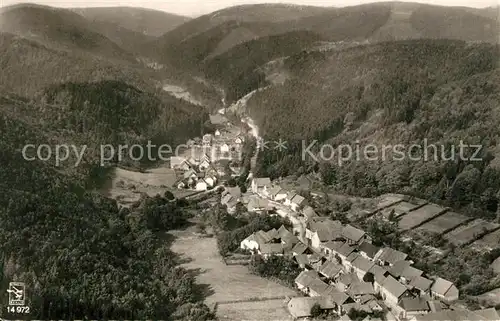 AK / Ansichtskarte Steina_Suedharz Panorama Fliegeraufnahme Steina Suedharz