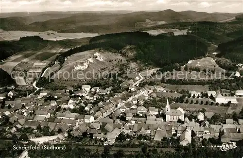 AK / Ansichtskarte Scharzfeld Fliegeraufnahme Scharzfeld