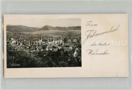 AK / Ansichtskarte Donzdorf Panorama Neujahrskarte Donzdorf