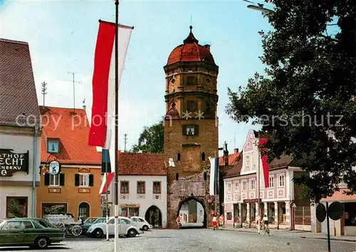 AK / Ansichtskarte Aichach Stadttor Aichach