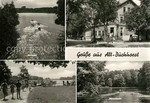 AK / Ansichtskarte Alt Buchhorst Peetzsee Gaststaette am Moellensee Kiezschacht Alt Buchhorst