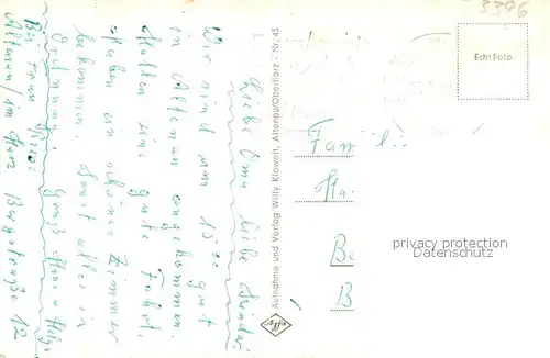 AK / Ansichtskarte Altenau_Harz Springbrunnen Altenau Harz