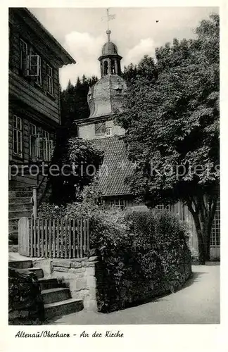 AK / Ansichtskarte Altenau_Harz An der Kirche Altenau Harz