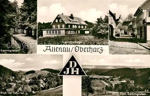 AK / Ansichtskarte Altenau_Harz Dammgraben Jugendherberge Dammgraben Altenau Harz