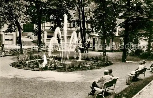 AK / Ansichtskarte Altenau_Harz Leuchtfontaene Markt Altenau Harz