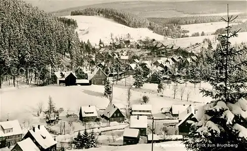 AK / Ansichtskarte Altenau_Harz Winterlandschaft Bruchberg Altenau Harz
