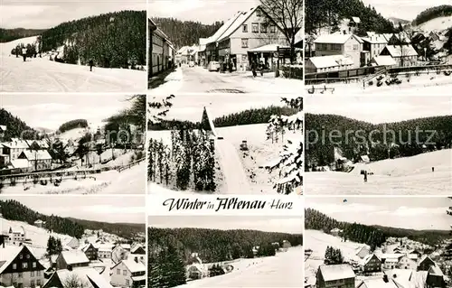 AK / Ansichtskarte Altenau_Harz Winterlandschaften Altenau Harz