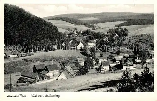 AK / Ansichtskarte Altenau_Harz Blick vom Rathenberg Altenau Harz