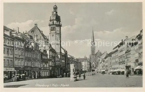 AK / Ansichtskarte Altenburg_Thueringen Marktplatz Altenburg Thueringen